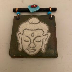 Raku Buddah Tile